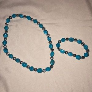 Necklace and bracelet set